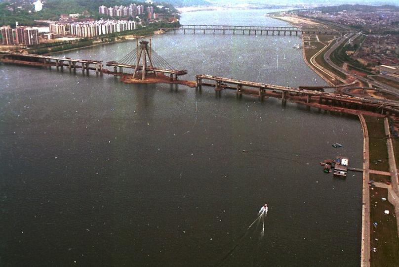 서울시내 항공촬영