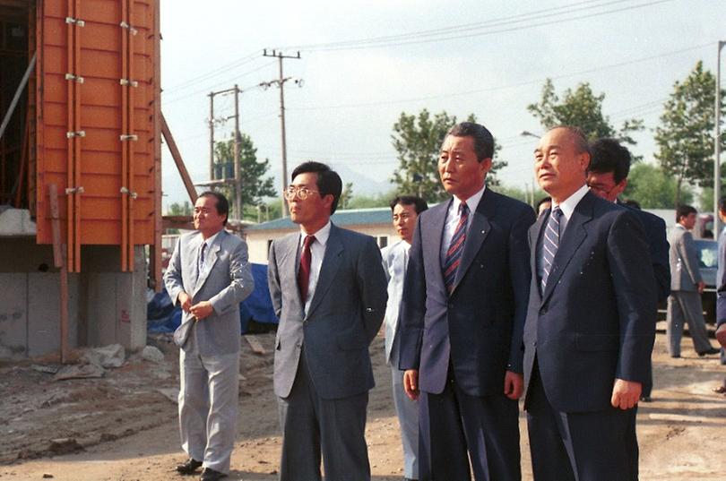 고건 서울시장, 시영아파트 건설현장 시찰