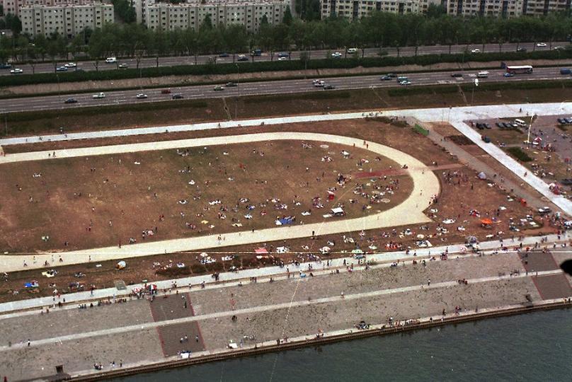 서울시내 항공촬영