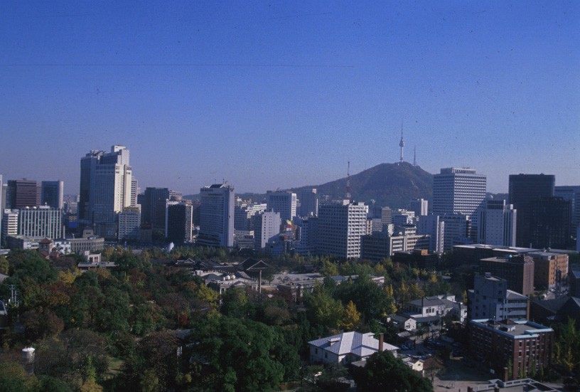 1989년 10월 서울시내 전경