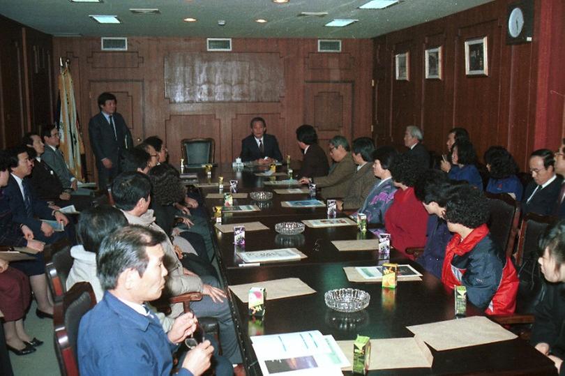 고건 서울시장, 구로구청 순시