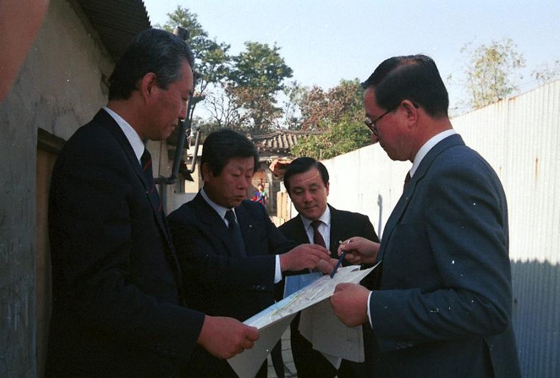 고건 서울시장, 제기2동 주민과의 대화 참석