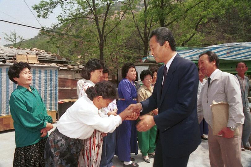 고건 서울시장, 상계동 시찰