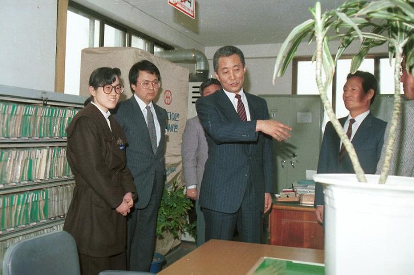 고건 서울시장, 강동구 시찰