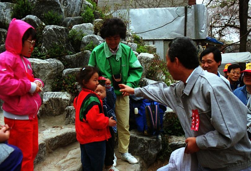 고건 서울시장, 산불조심 캠페인