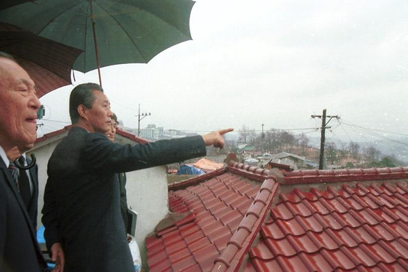 고건 서울시장, 성북구 시찰