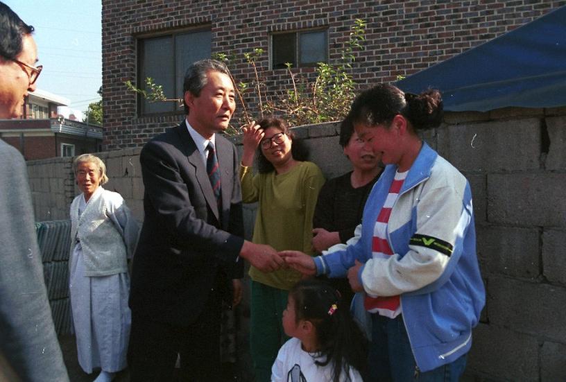 고건 서울시장, 제기2동 주민과의 대화 참석