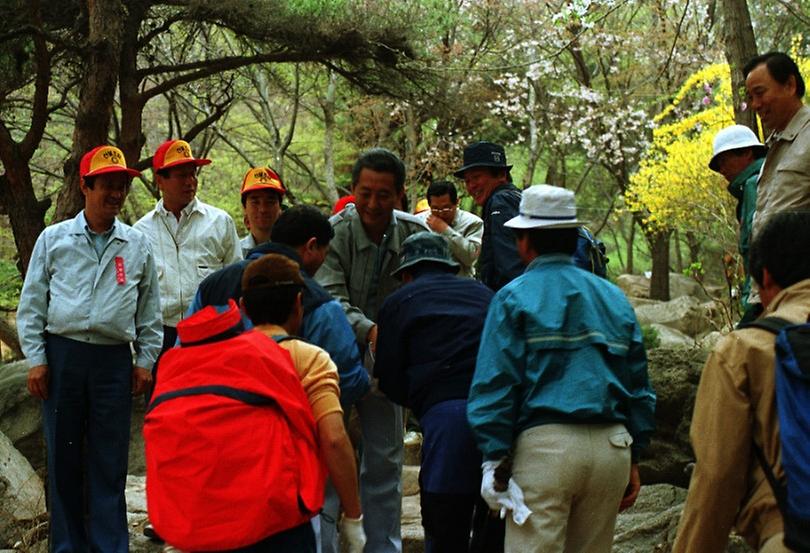 고건 서울시장, 산불조심 캠페인