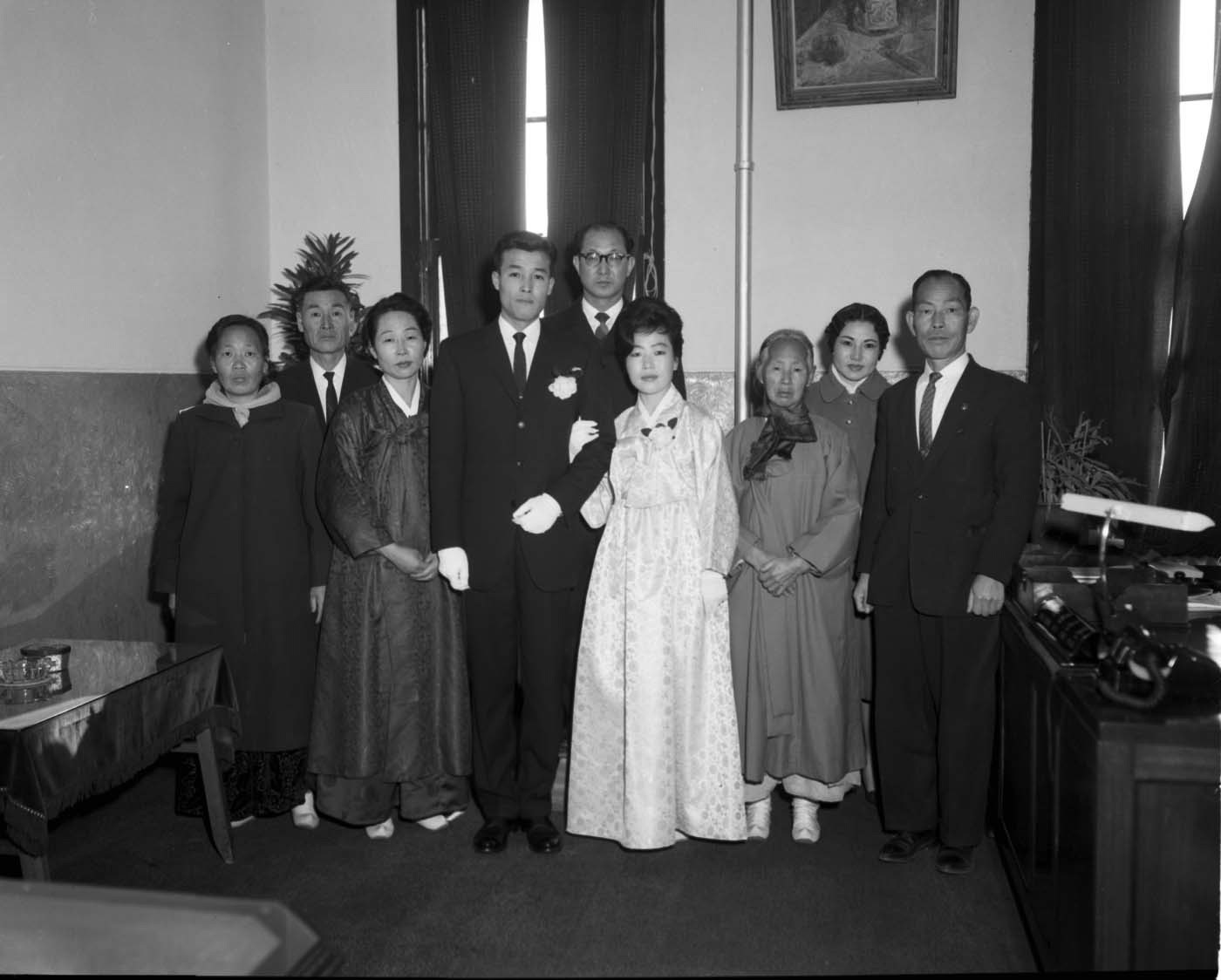 1963년 간소화 결혼식 전경