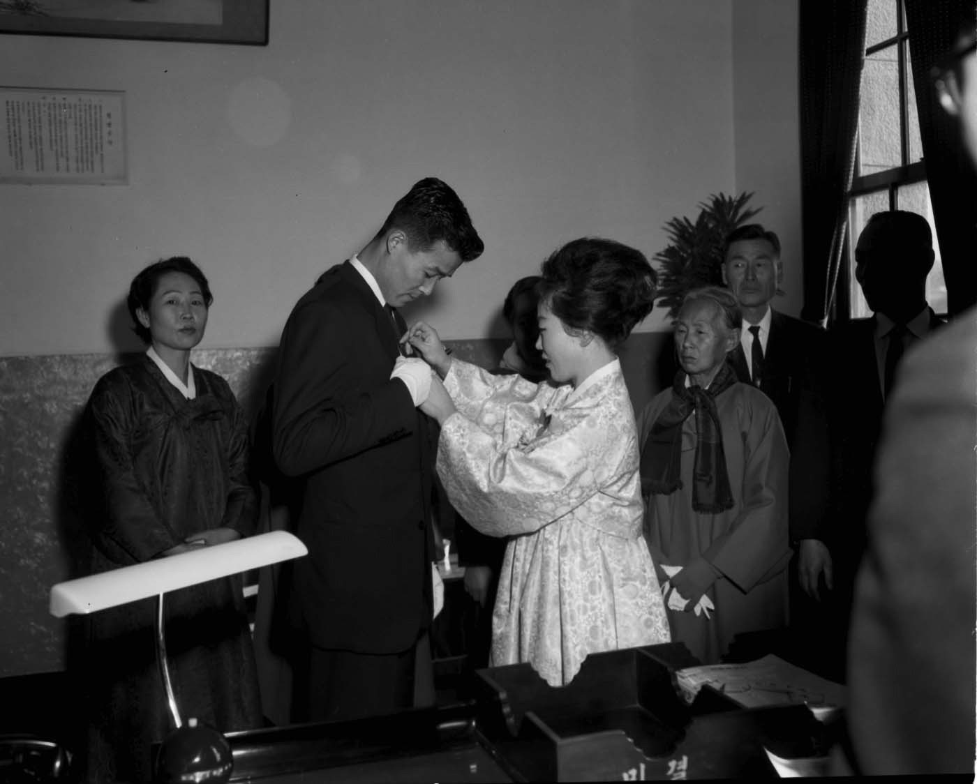 1963년 간소화 결혼식 전경