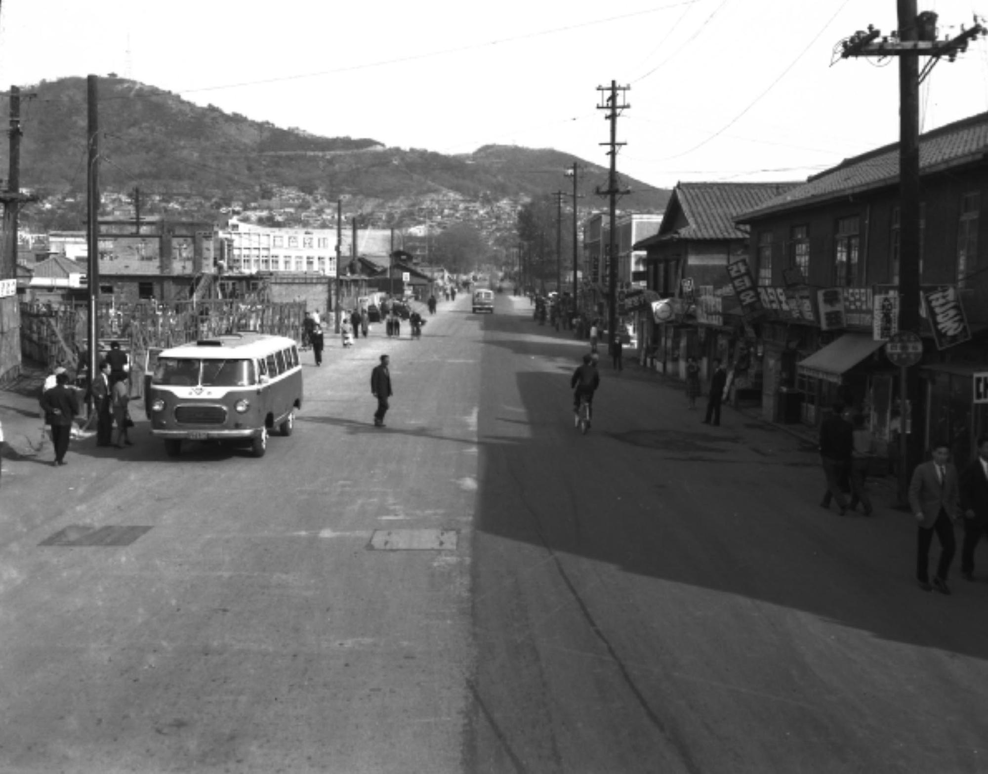 1963년 후암동 전경