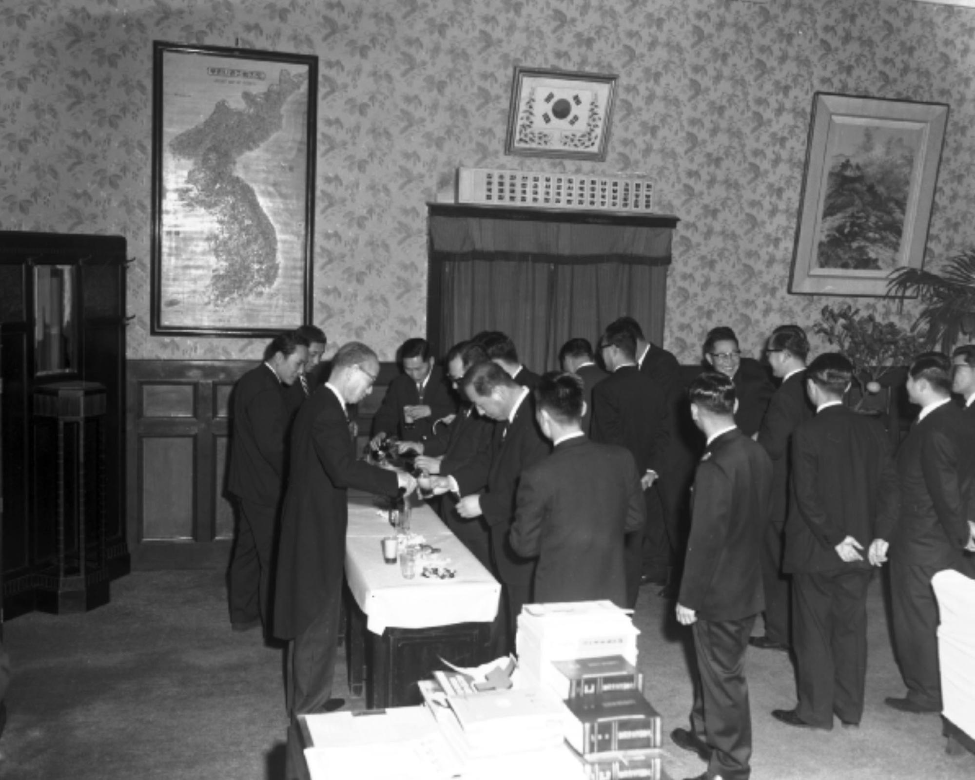 1964년 서울시청 신년 하례식
