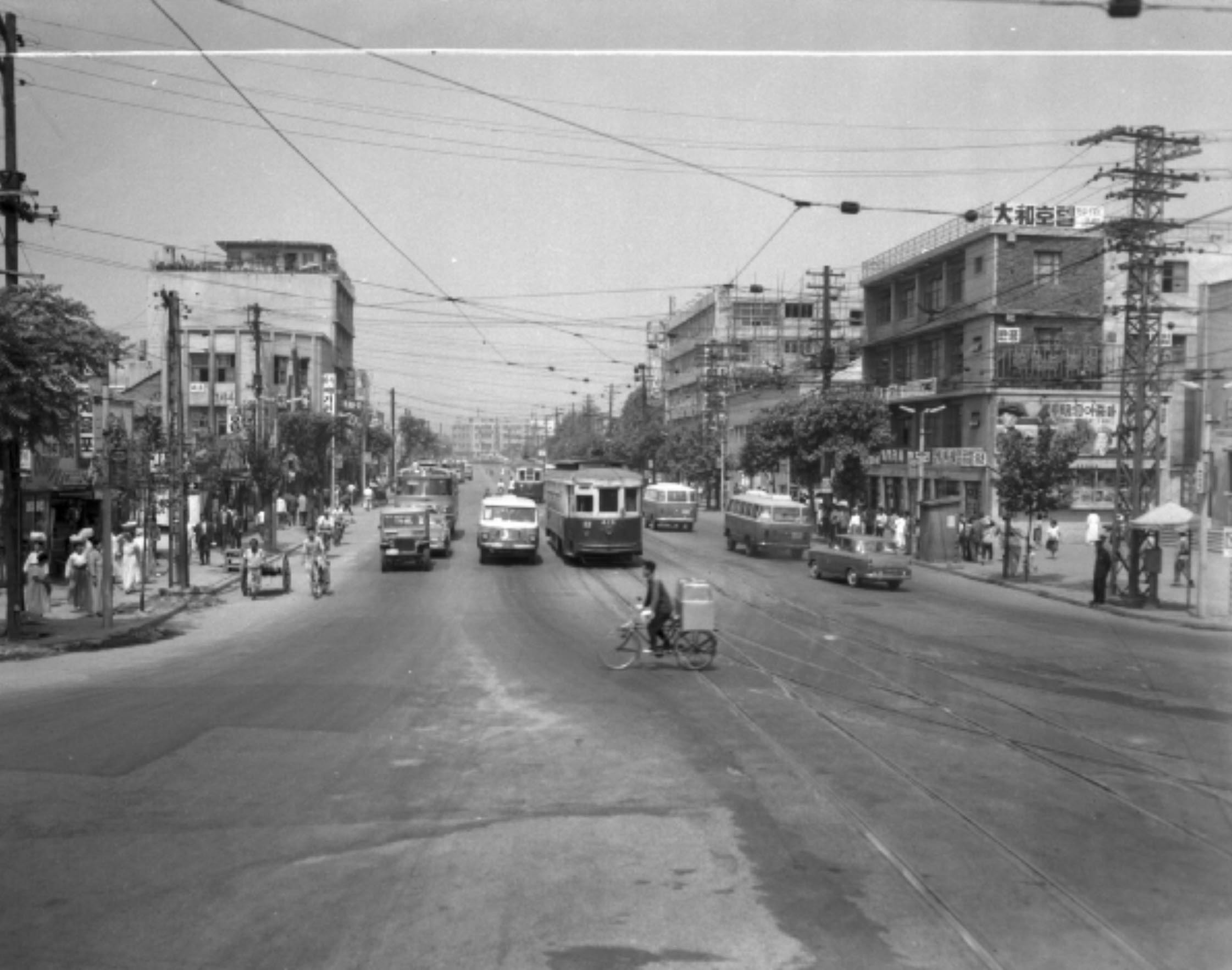 1964년 서울시내 모습