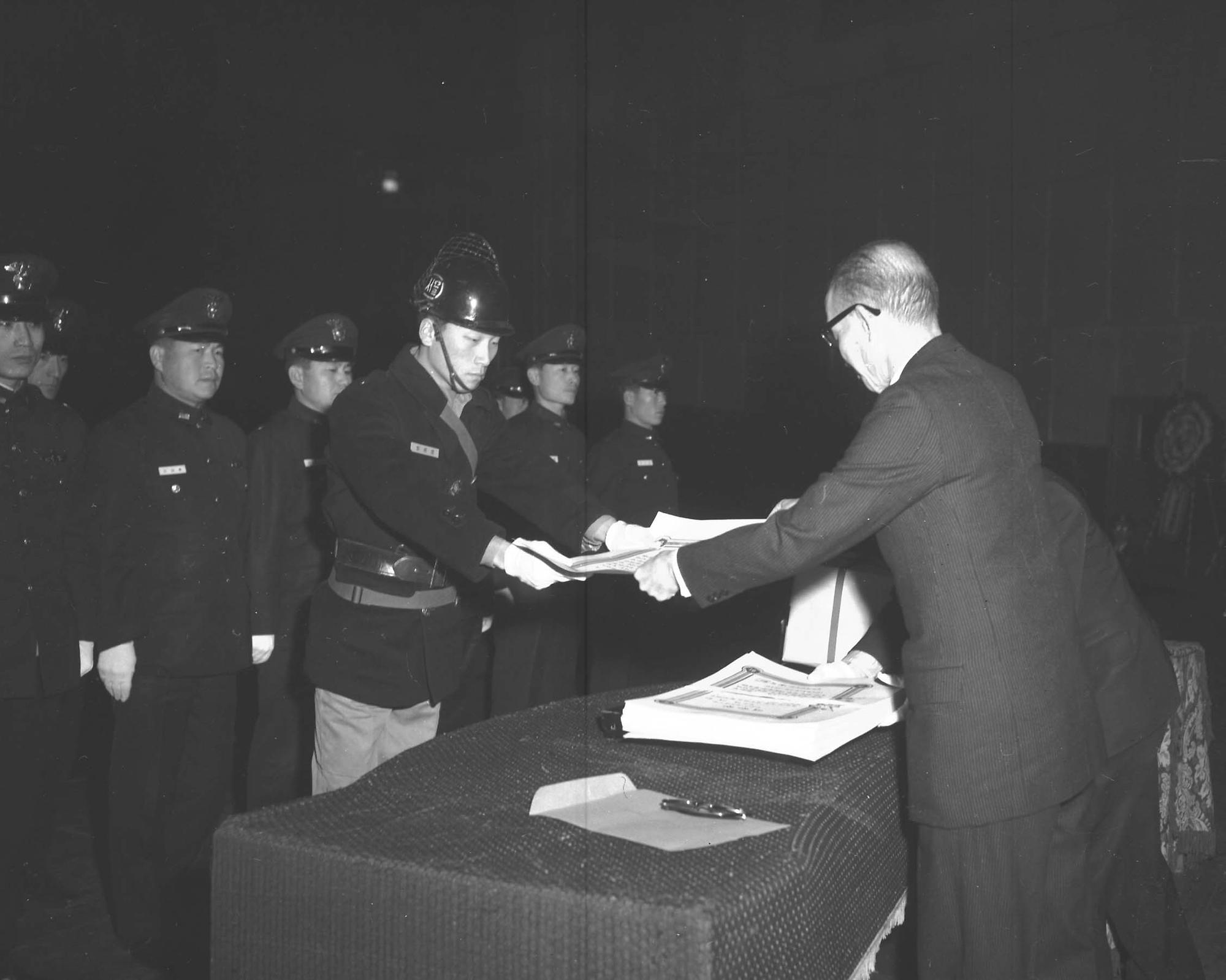 1965년 서울경찰 및 소방관 시무식